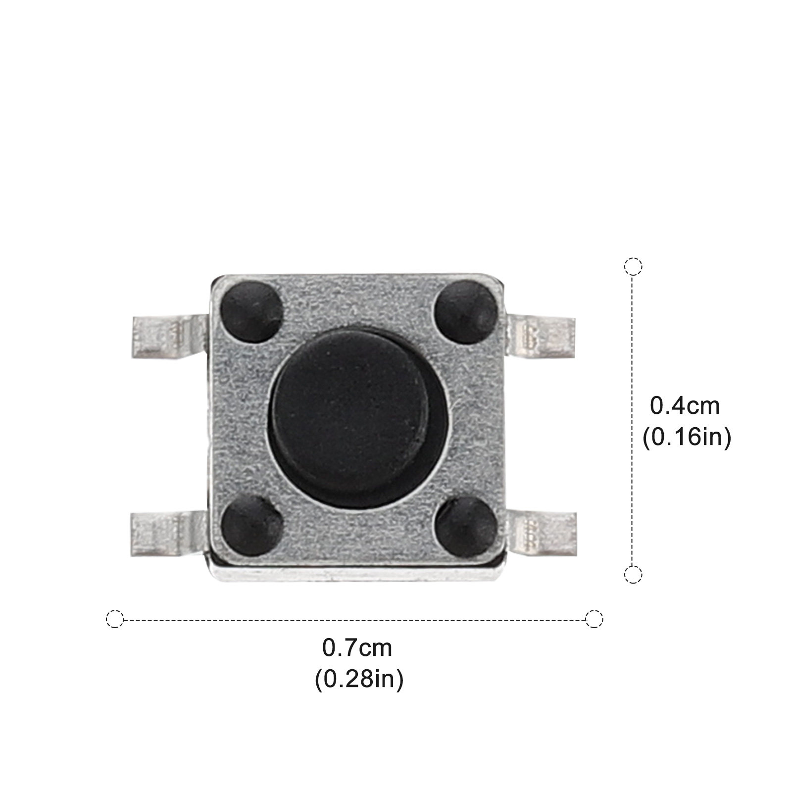 100pcs Tactile Momentary Push  - огляд і ціна Electronics Project Kit