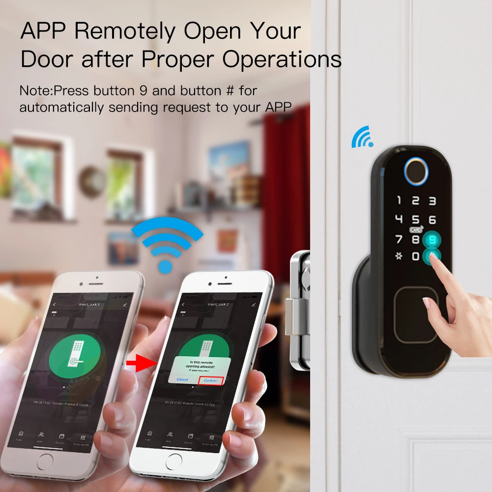 MOES WiFi Tuya Smart Lock Door - огляд і ціна Smart Door Lock Wifi