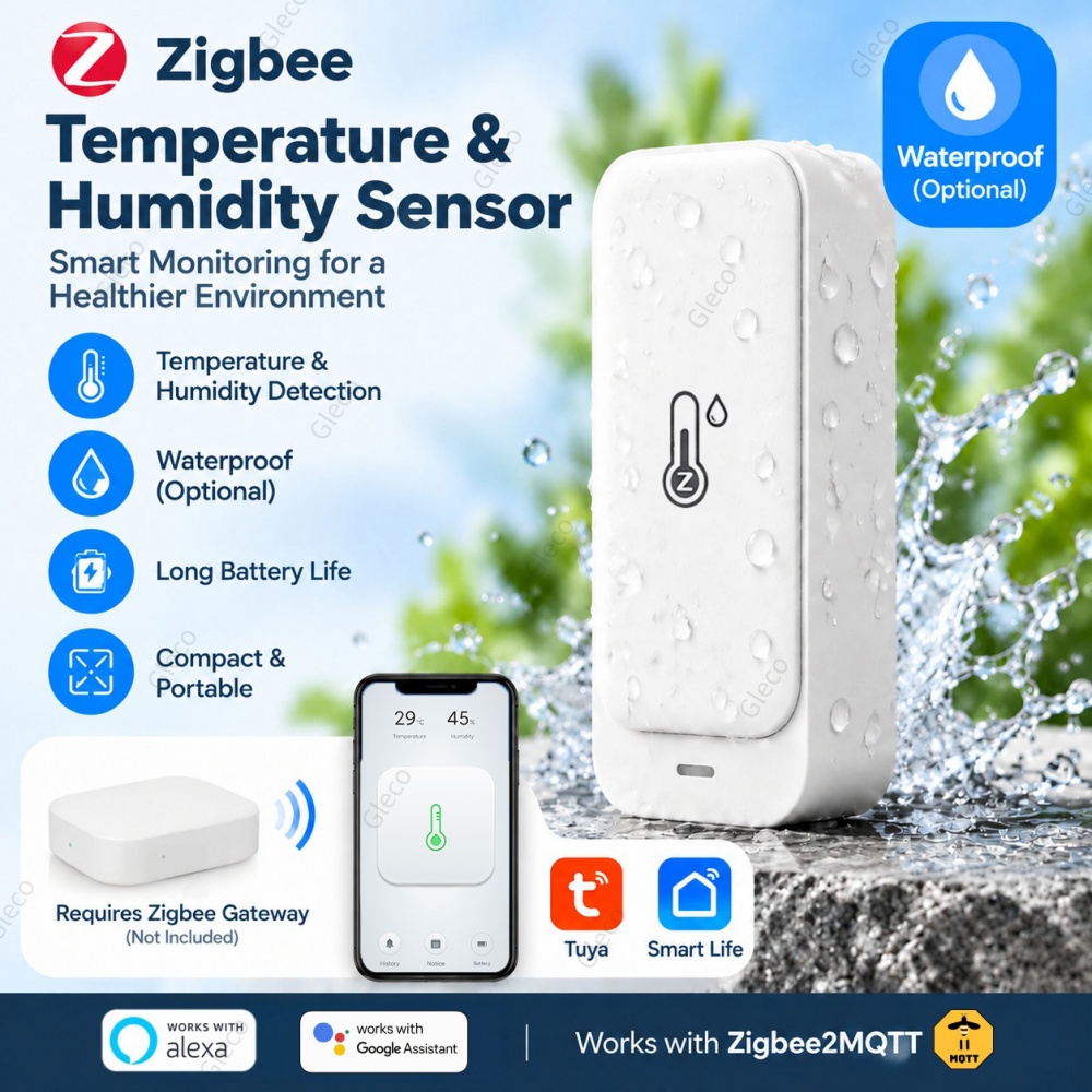 Zigbee TUYA Waterproof Tempera - огляд і ціна Smart Home Automation Kit