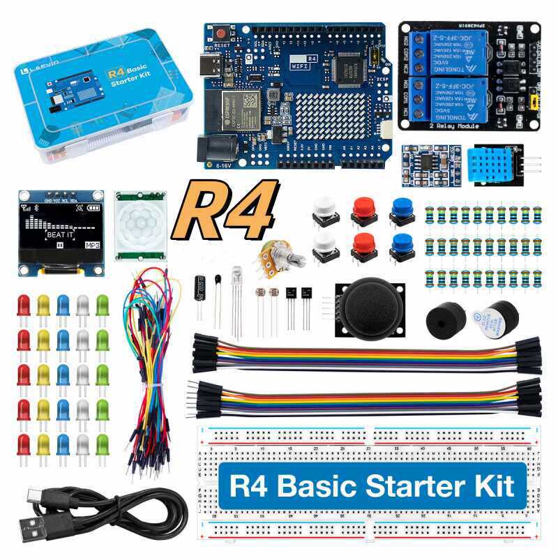 UNO R4 WiFi Compatible Develop - огляд і ціна Electronics Project Kit