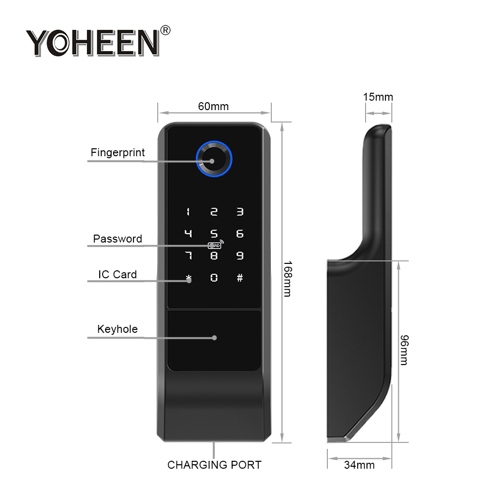 Waterproof Tuya APP WiFi Lock  - огляд і ціна Smart Door Lock Wifi