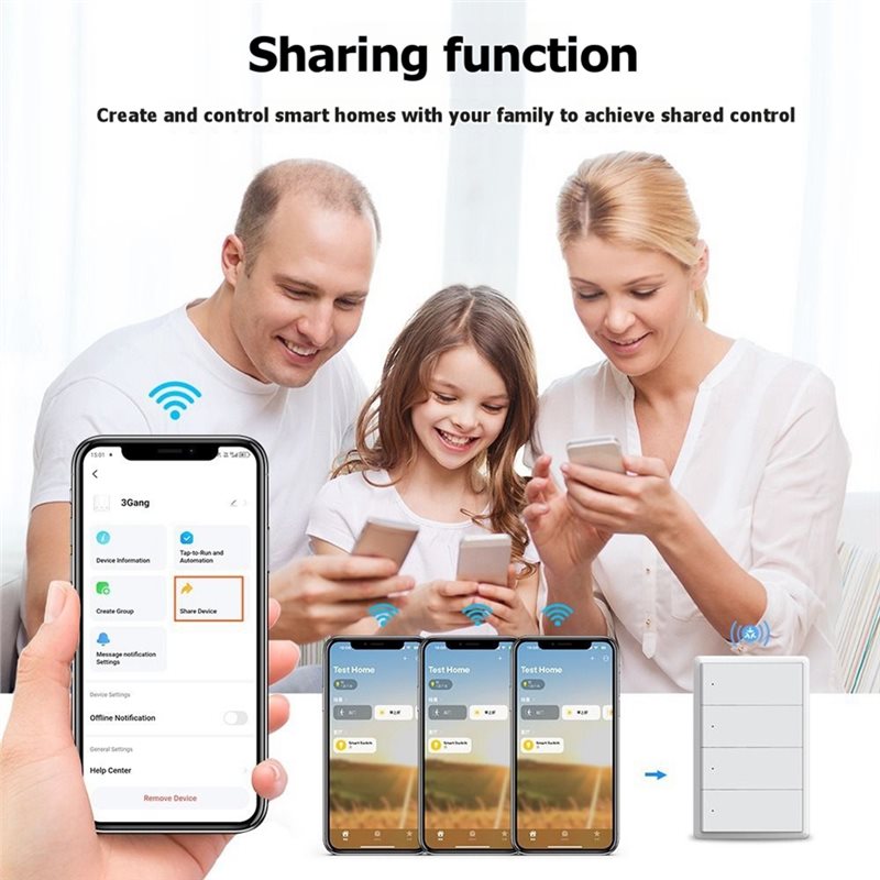 WCS-Tuya Wifi Smart Light Swit - огляд і ціна Smart Light Switch Wifi